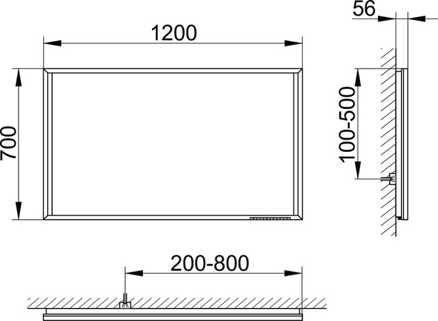 19098012500 Зеркало с подсветкой KEUCO Edition 90 - Вид №4
