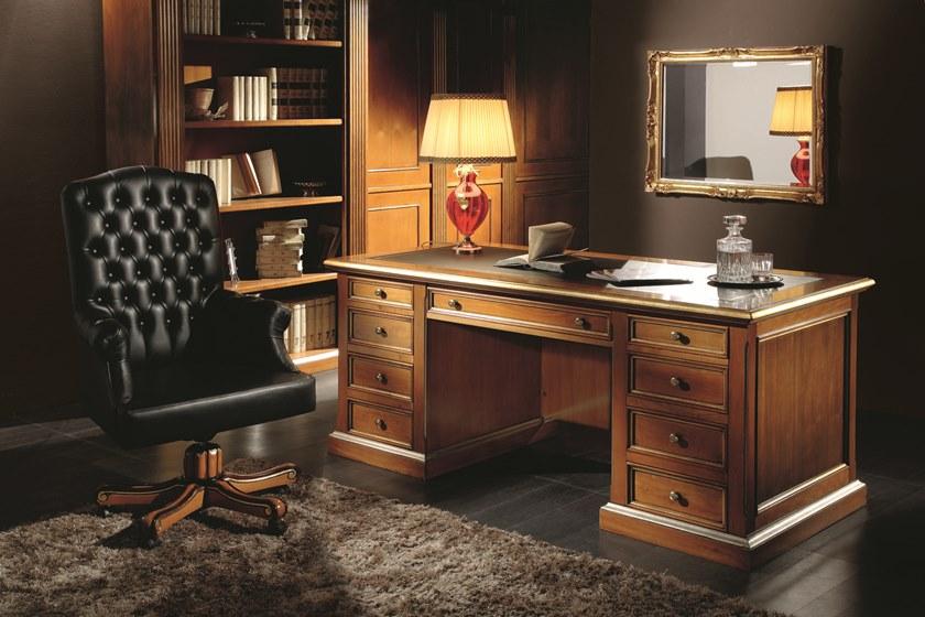 SCAPPINI & C Прямоугольный деревянный стол с ящиками 35th anniversary 2235 - Вид №1