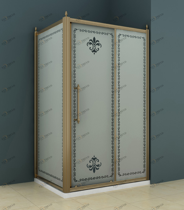 Душевой уголок CEZARES RETRO-A-AH-1-120/90-SCORREVOLE-CP-Br