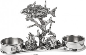 10566944 Wutschka Солонка и перечница "Морской мир" Олово
