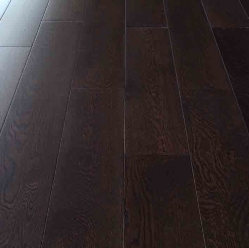 Массивная доска Magestik floor С покрытием Шоколад Дуб (Гладкая) 300-1800х120 мм MGK Magestic floor 2600300225 - Вид №1