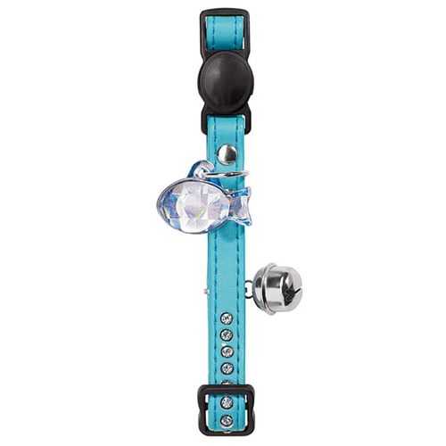 Т00020206 Ошейник для кошек Smart Modern Art Lux бирюз/бел HUNTER 