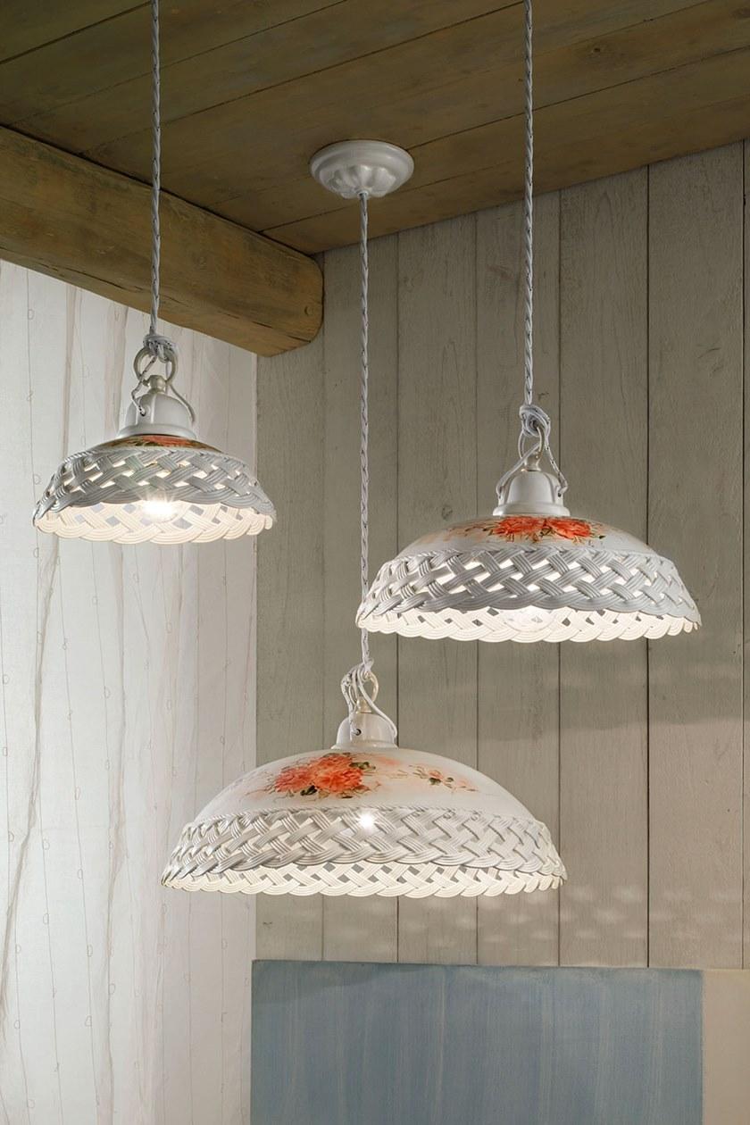 FERROLUCE Подвесной светильник из керамики Verona sun-id-1371578 - Вид №3