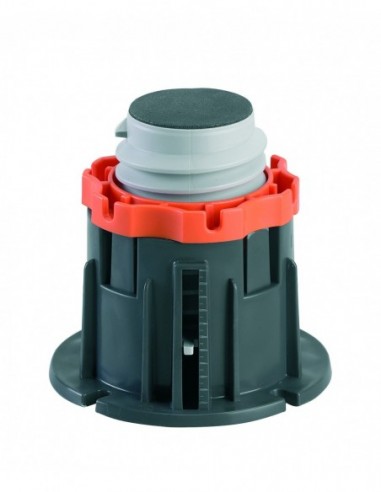 660400 000 03  Ножки для душевых поддонов Cricabac Extra-Flat, регулируемые, Д. 106 мм, 50 шт. Valentin Серый Оранжевый  - Вид №1