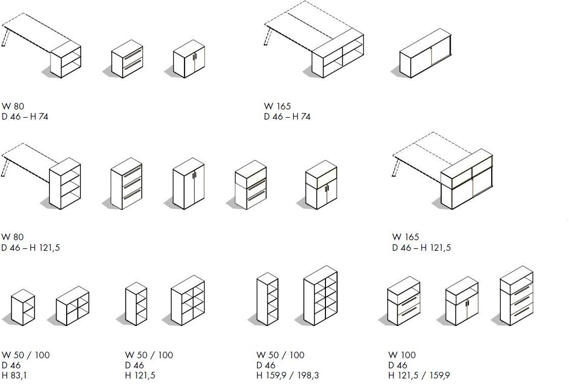Sinetica Модульная офисная мебель с замком sun-id-1498807 - Вид №18
