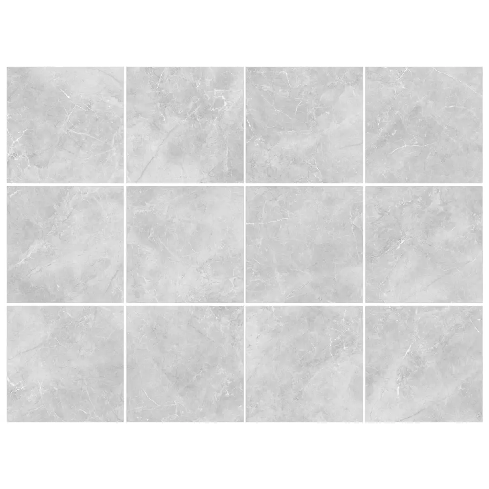 Глазурованный керамогранит Alma Ceramica Diva 07 60x60 см 1.8 м² лаппатированный цвет серый 89458936 STLM-2053301 - Вид №2