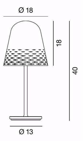 Rotaliana Настольная лампа из алюминия с фиксированным кронштейном Capri sun-id-1482166 - Вид №3