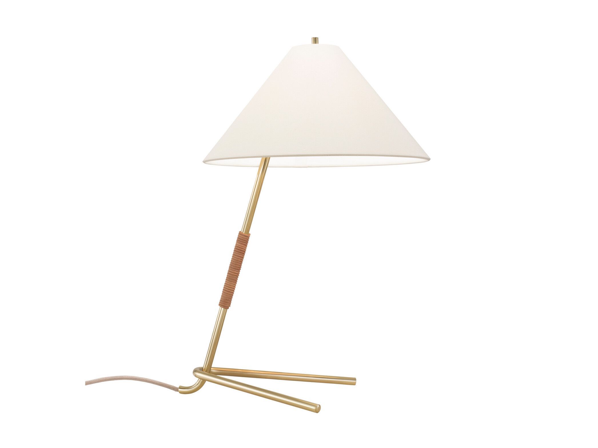 Металлическая и шелковая настольная лампа Kalmar Hase ARCH-00104141