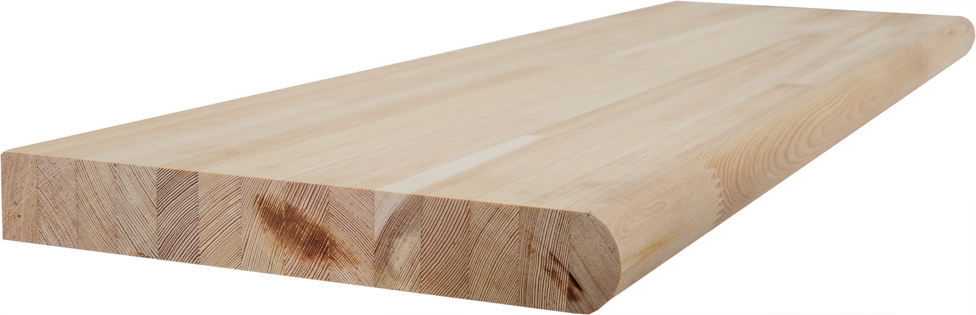 84372046 Ступень прямая сращенная лиственница сорт Экстра 40х300х1200 мм STLM-0048790 Santreyd  - Вид №1