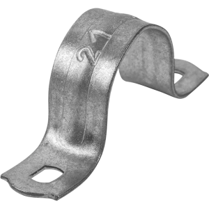 Скоба двухлапковая IEK D18 мм оцинкованная 10 шт. 18550537 STLM-2063146