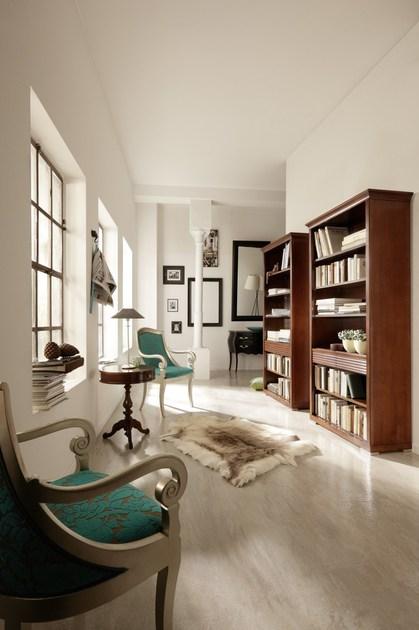 SELVA Настенный книжный шкаф из дерева с ящиками Luna 8233 - Вид №1