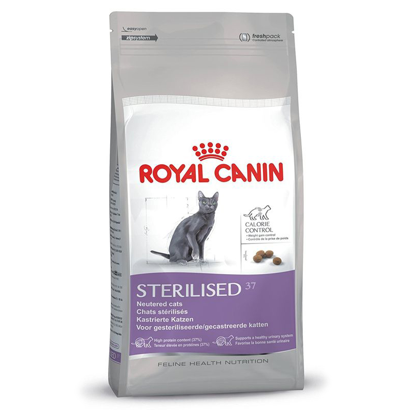 Т0033450*2 Корм для кошек Sterilised 37 для стерилизованных сух. 4кг (упаковка - 2 шт) ROYAL CANIN  - Вид №1