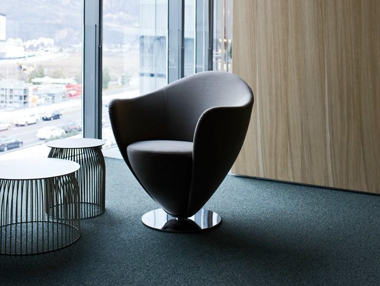 La Cividina Вращающееся кресло с кожаной обивкой Mon petit coeur sun-id-1502180 - Вид №4