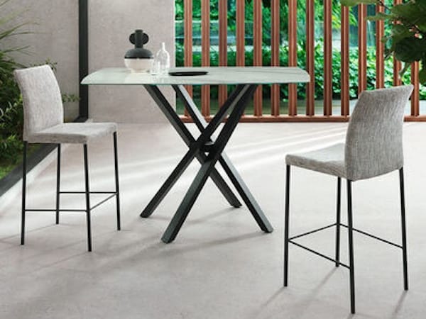 Высокий мягкий стул с гибкой спинкой RIFLESSI ARCH-00043957