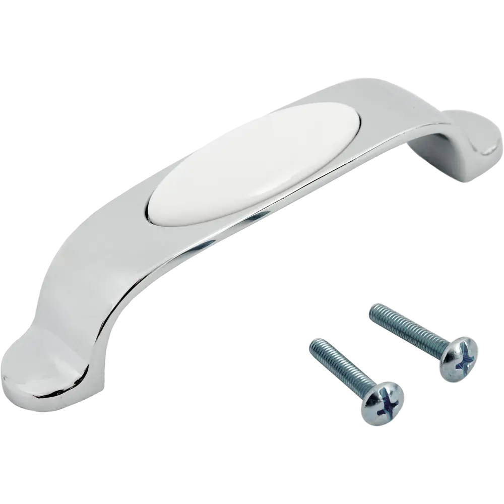 Мебельная ручка-скоба с фарфором SF16-11 96 мм хром 82482851 STLM-2145955 KERRON  - Вид №3