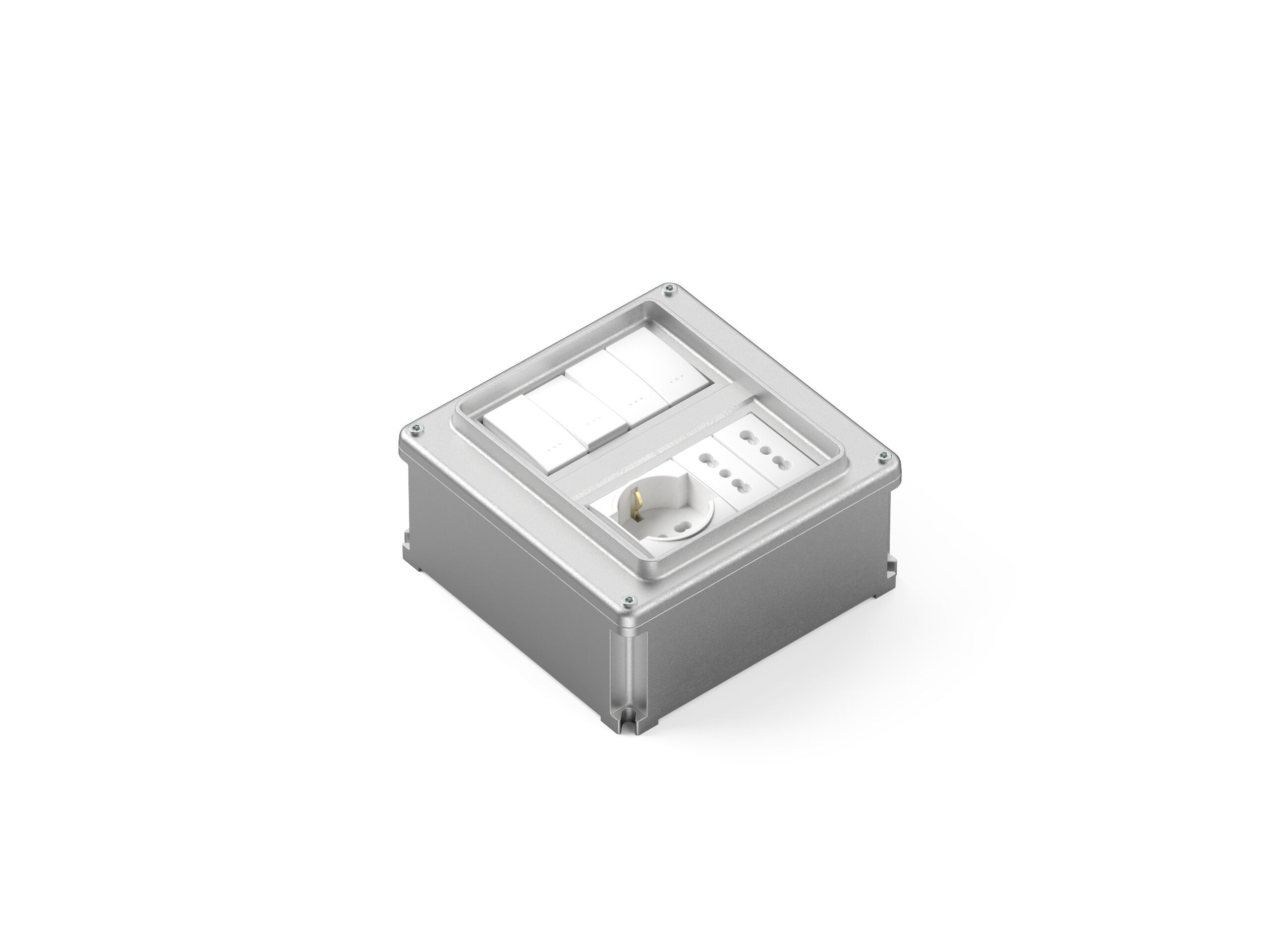 Коробка для электрической системы из натурального алюминия Genuit Silver ARCH-00114256 - Вид №23