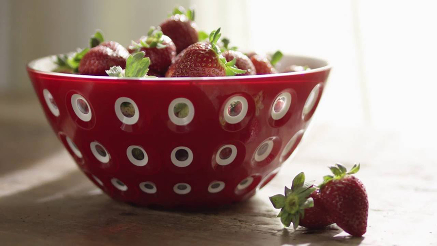 279425160 Салатник le murrine, D25 см, акрил, темно-синий Guzzini  - Вид №1