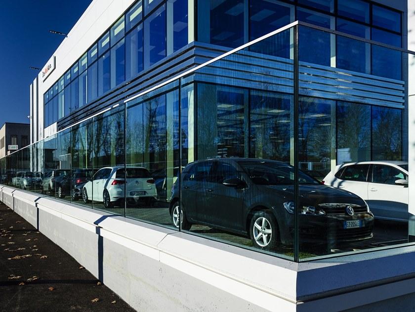 ALUVETRO Стеклянный парапет для окон и балконов Sistema balaustra garda sun-id-1348843 - Вид №3