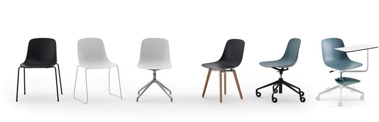 ESTEL GROUP Стул для конференций из полипропилена с откидной крышкой Shell sun-id-1435315 - Вид №2