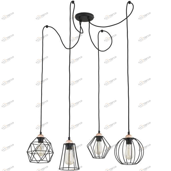 Подвесная люстра TK Lighting 1646 Galaxy 4 TK LIGHTING GALAXY 186040 Черный 