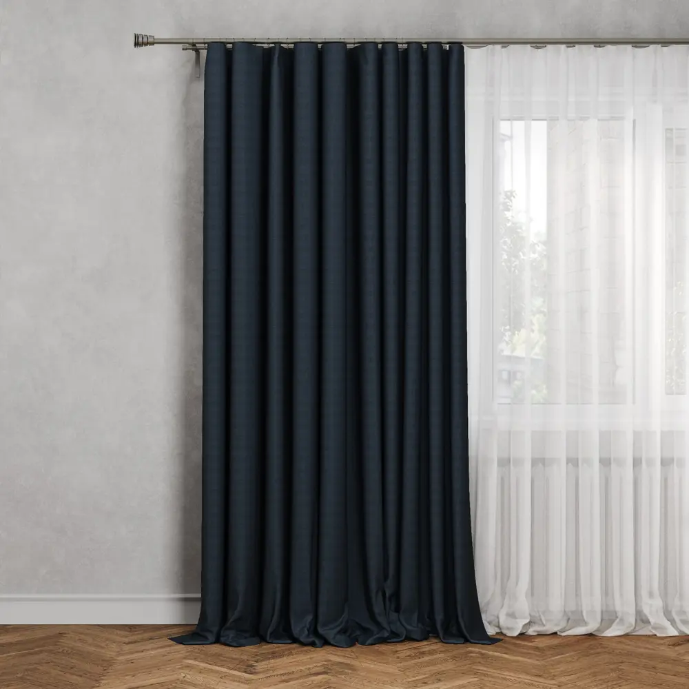 INSPIRE SELY - Элегантная штора серого оттенка с текстурированной фактурой 82485652 STLM-0028211