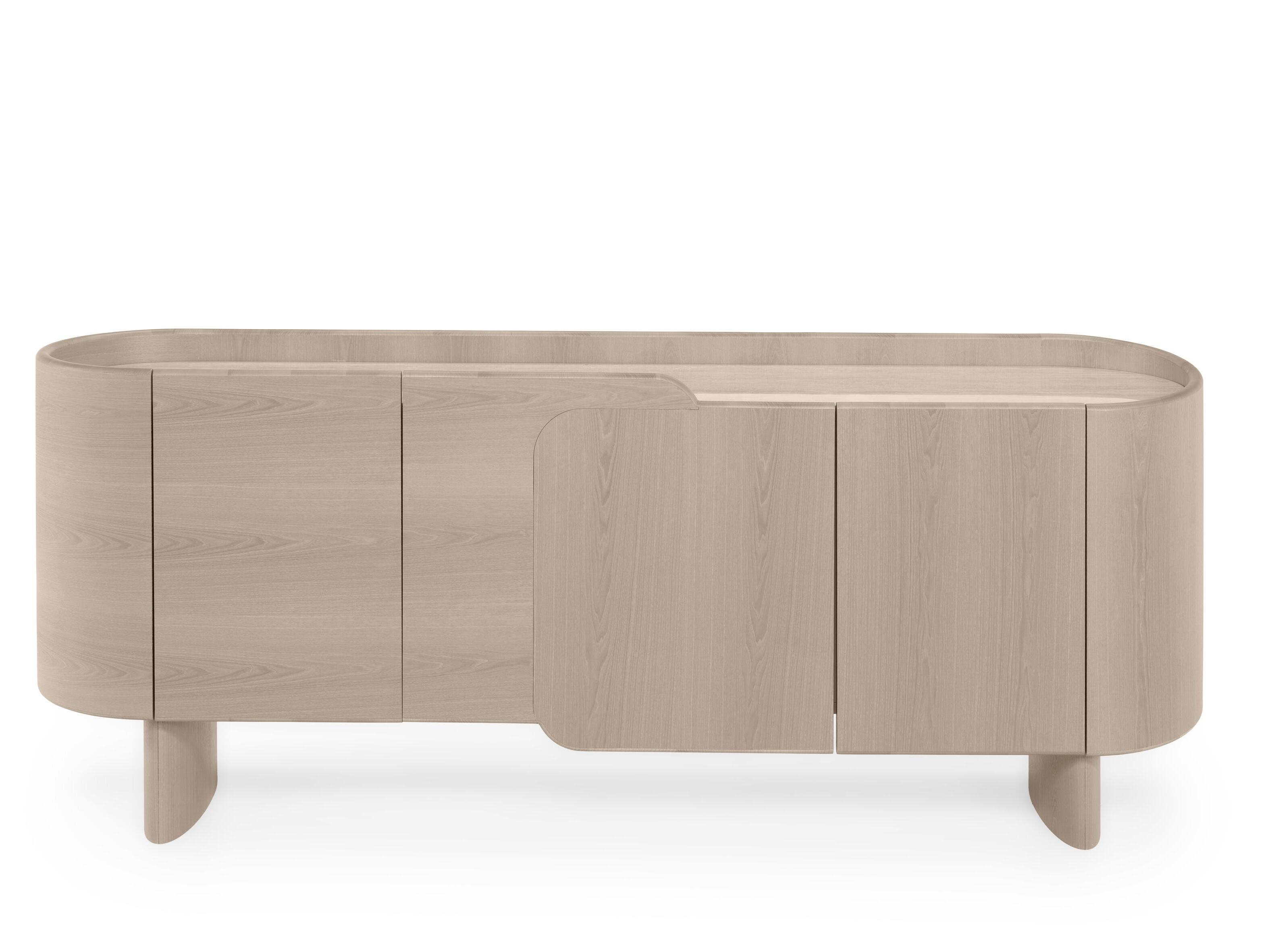 Шкаф из ясеня с распашными дверями Natuzzi Italia узел ARCH-00026421 - Вид №2