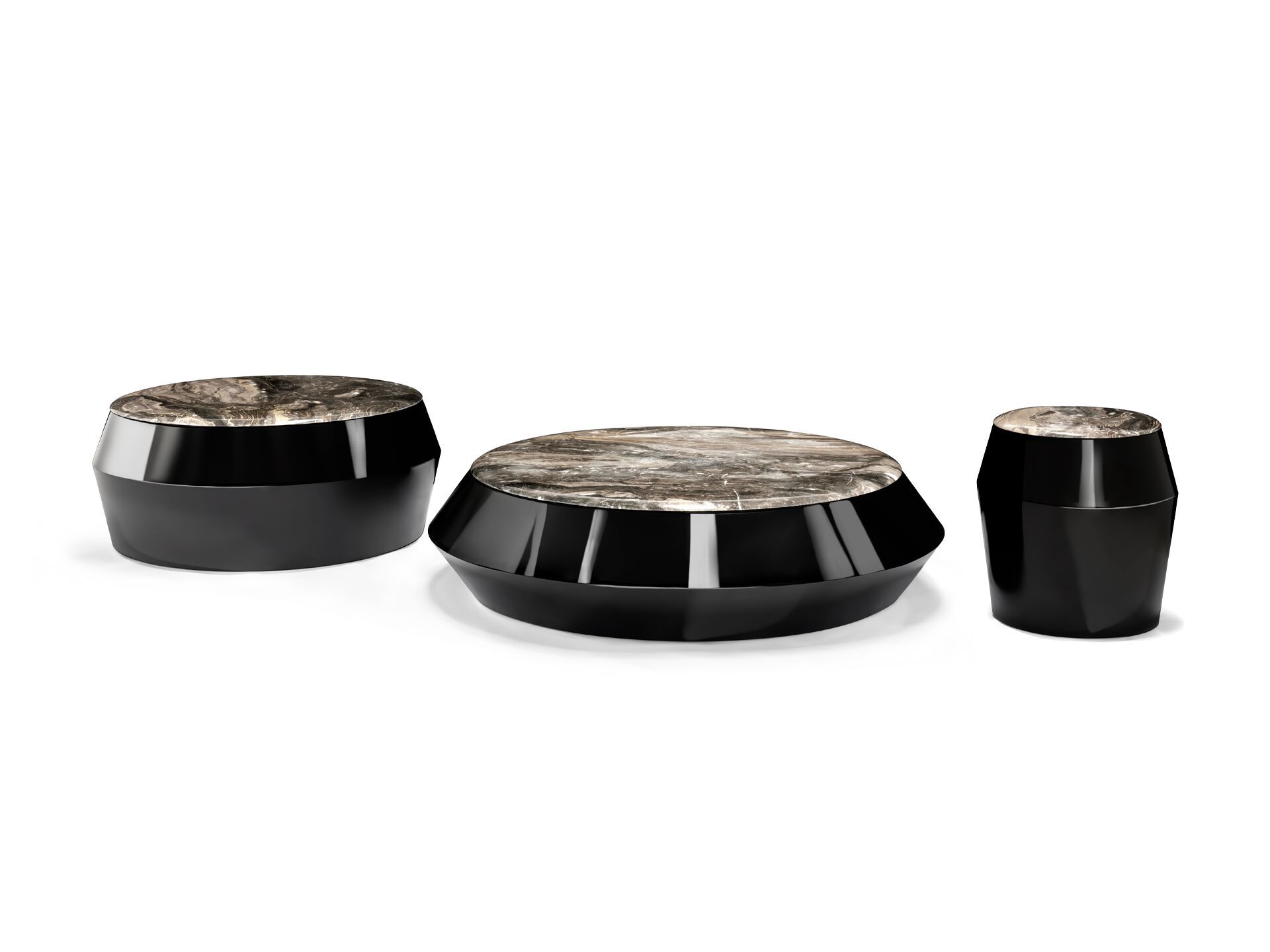 Мраморный круглый журнальный столик Arketipo UFO ARCH-00047771 - Вид №3