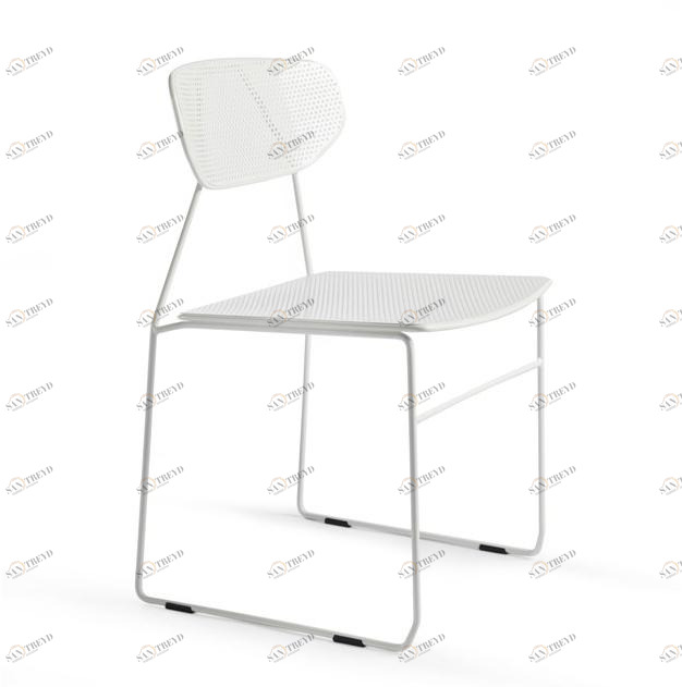 Deadgood Стул стальной штабелируемый с открытой спинкой Naked N1