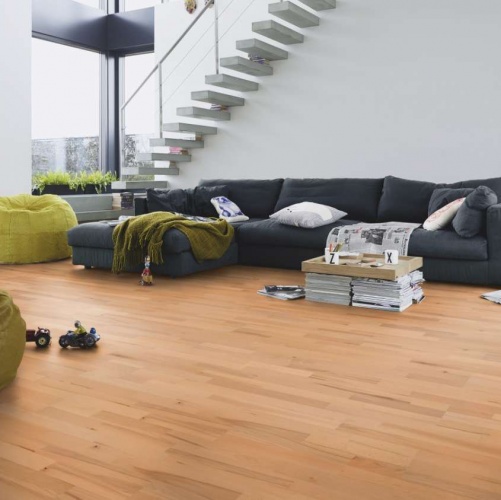 Паркетная доска Meister PС 200 Classic Дымчатый Лайвли 921 Бук Натур (Гладкая) 2400х200 мм 2300200102 - Вид №6