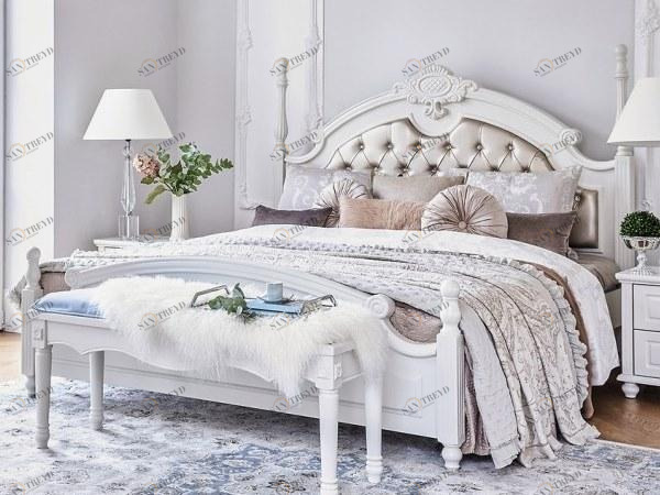 Arrediorg.it® Кровать King size из дерева с тафтинговым изголовьем Princess sun-id-1346465