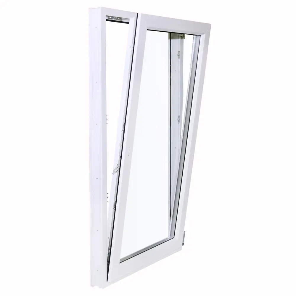 Окно пластиковое ПВХ Deceuninck одностворчатое 1270х800 мм (ВхШ) правое двухкамерный стеклопакет белый/белый STLM-2125999 - Вид №2