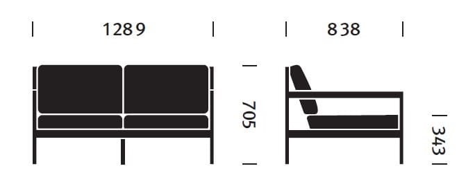 2-местный тканевый диван Herman Miller Brabo ARCH-00064843 - Вид №5