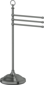 STI 431 Стойка с держателем полотенец поворотным тройным для ванной 80 cm 3SC STILMAR ANTIQUE SILVER