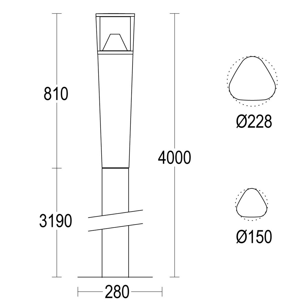 Tret Up Ghidini Tret Up .05 Темно-Cерый (Матовый)  - Вид №1