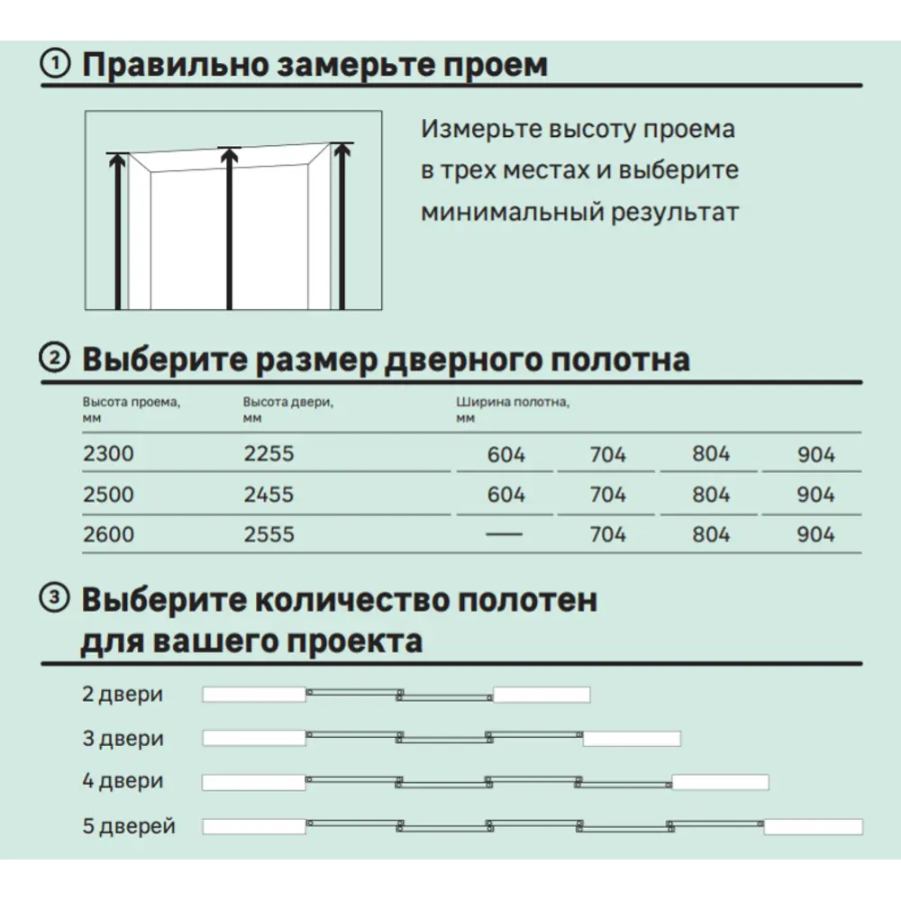 Дверь-купе Spaceo 2255x904 мм высота проема 2300 мм ЛДСП цвет дуб термо тёмный Spaceo home STLM-2093649 - Вид №5