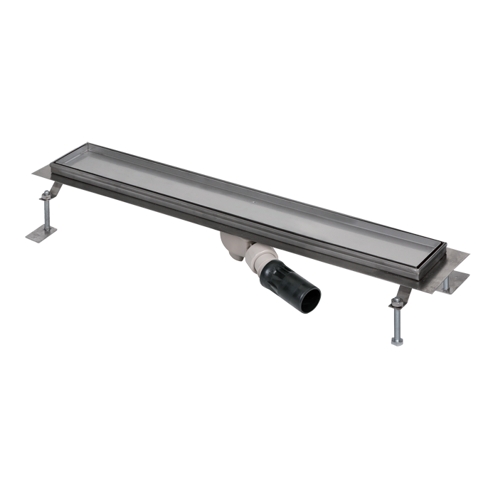 69100 Нержавеющий водоотводящий желоб под плитку, длина 950 мм SANELA 