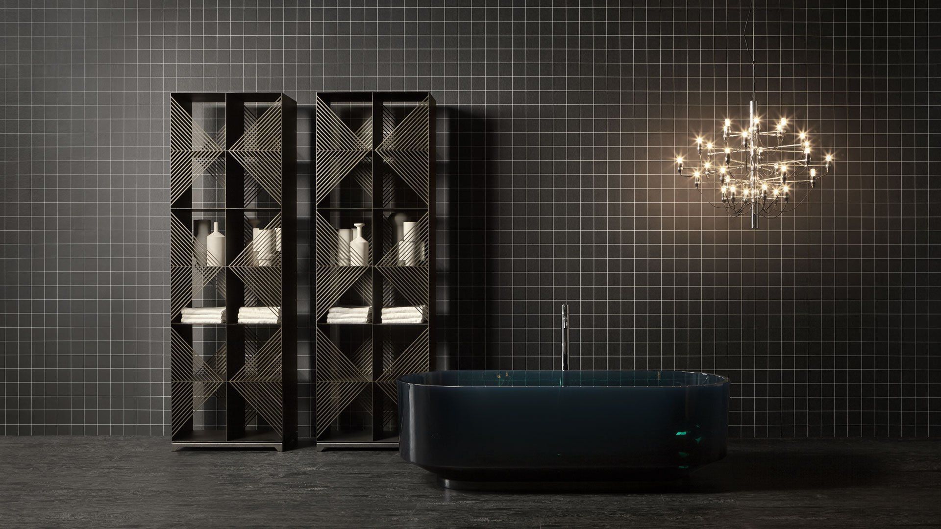 Книжный шкаф из металла Antoniolupi Tramato ARCH-00085509 - Вид №1