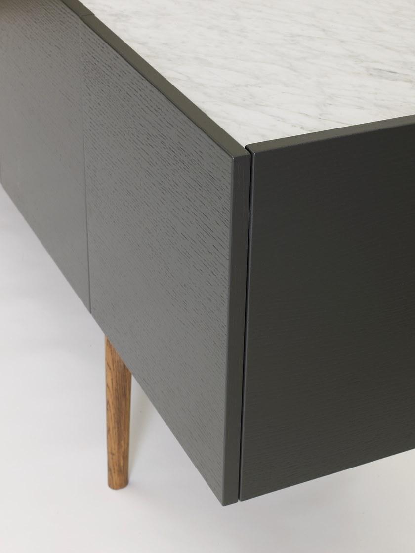 ASPLUND Буфет из лакированной мдф с распашными дверцами Luc sun-id-1494431 - Вид №7