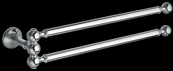 RE214 Держатель для полотенец, двойной, поворотный bagno&associati REGENCY