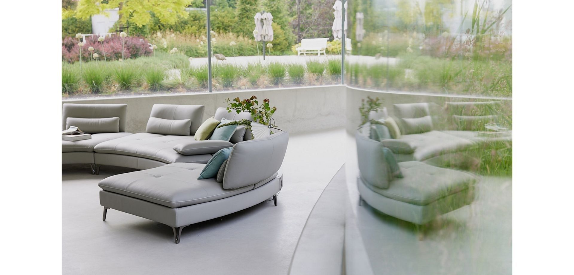 Кожаный диван ROCHE BOBOIS декорации ARCH-00146586 - Вид №2