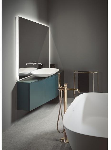 INBANI Тумба под умывальник из дерева одинарная подвесная с дверцами Forma sun-id-1500002 - Вид №1