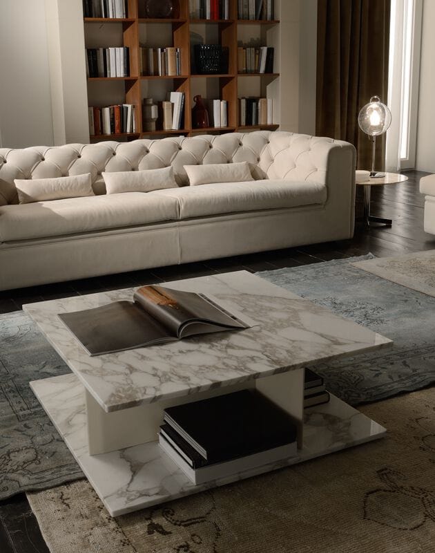 Квадратный мраморный журнальный столик с отсеком для хранения i 4 Mariani PARK ARCH-00028075 - Вид №3