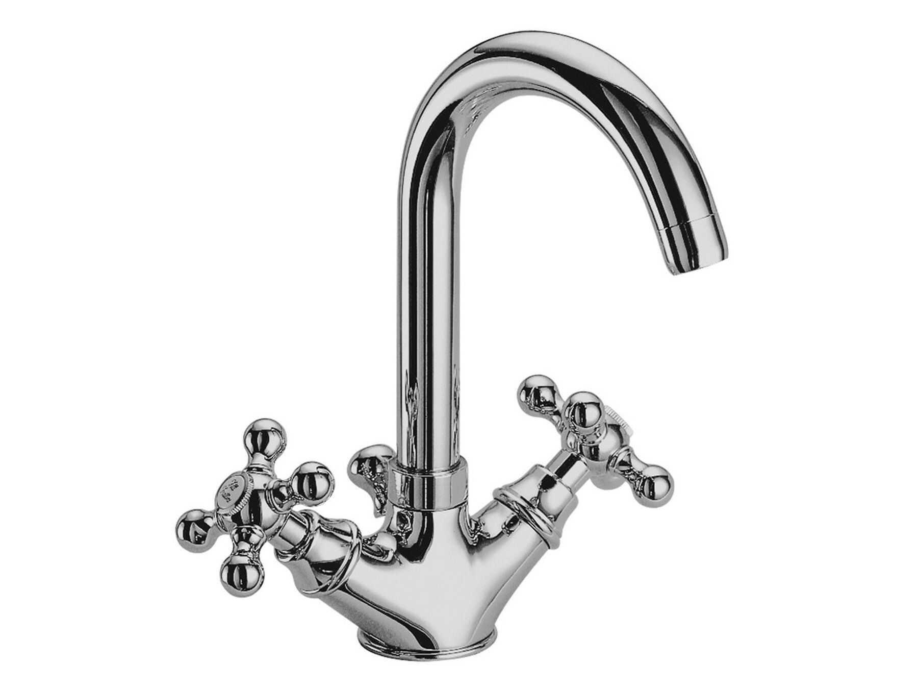 Смеситель для раковины на столешнице со сливом Rubinetterie Frattini Dedra ARCH-00121087