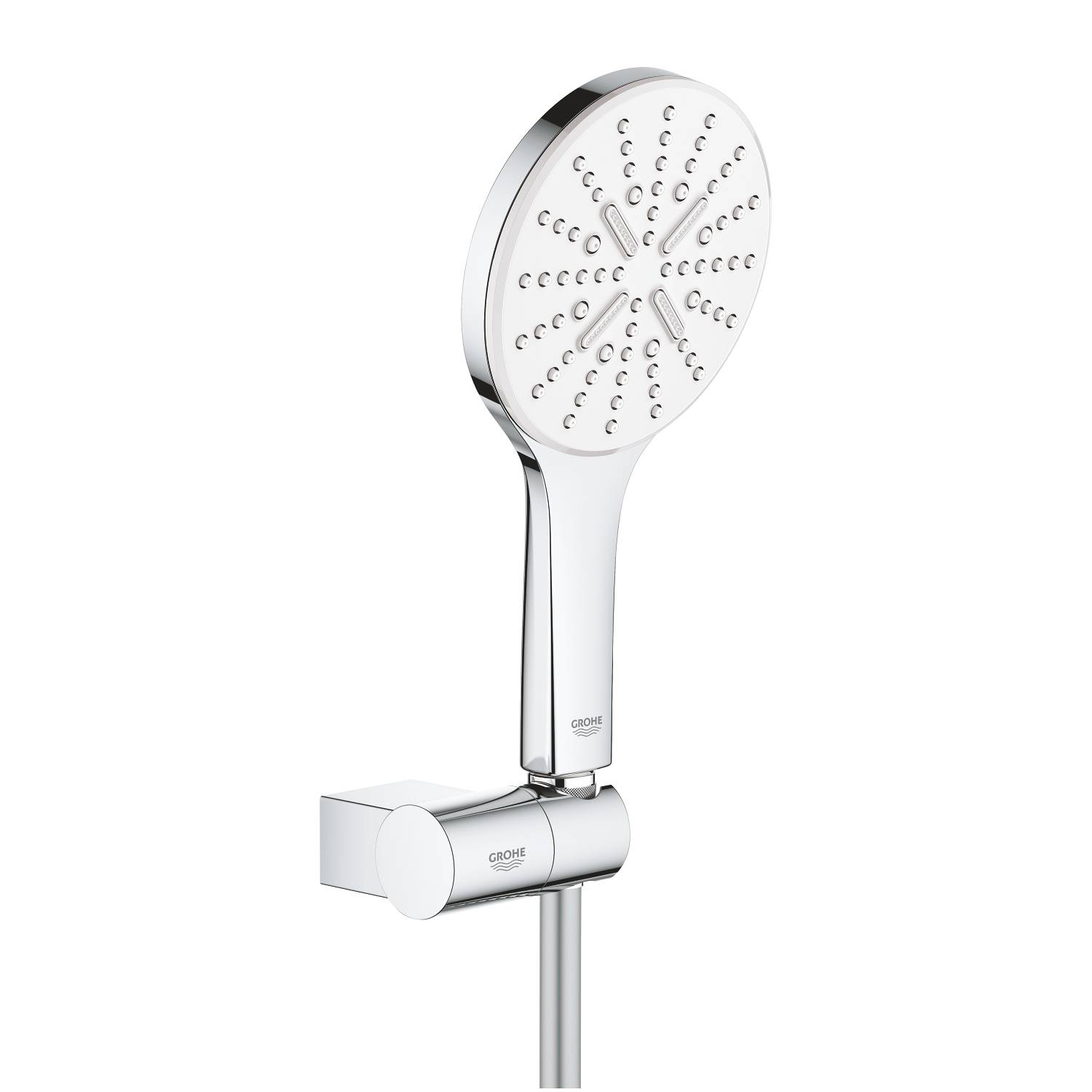 Душевой набор GROHE Rainshower SmartActive 130, 3 вида струй, белая луна (26580LS0)