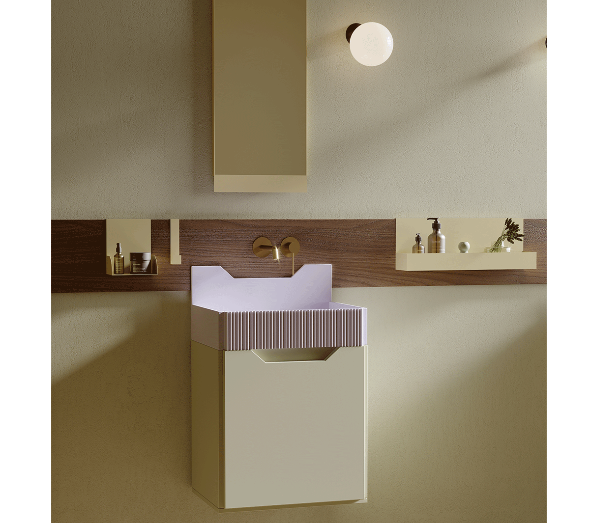 com_EXLAVFRIEZE2L/2010 Подвесная раковина настенная прямоугольная Ex.T Frieze - Вид №2