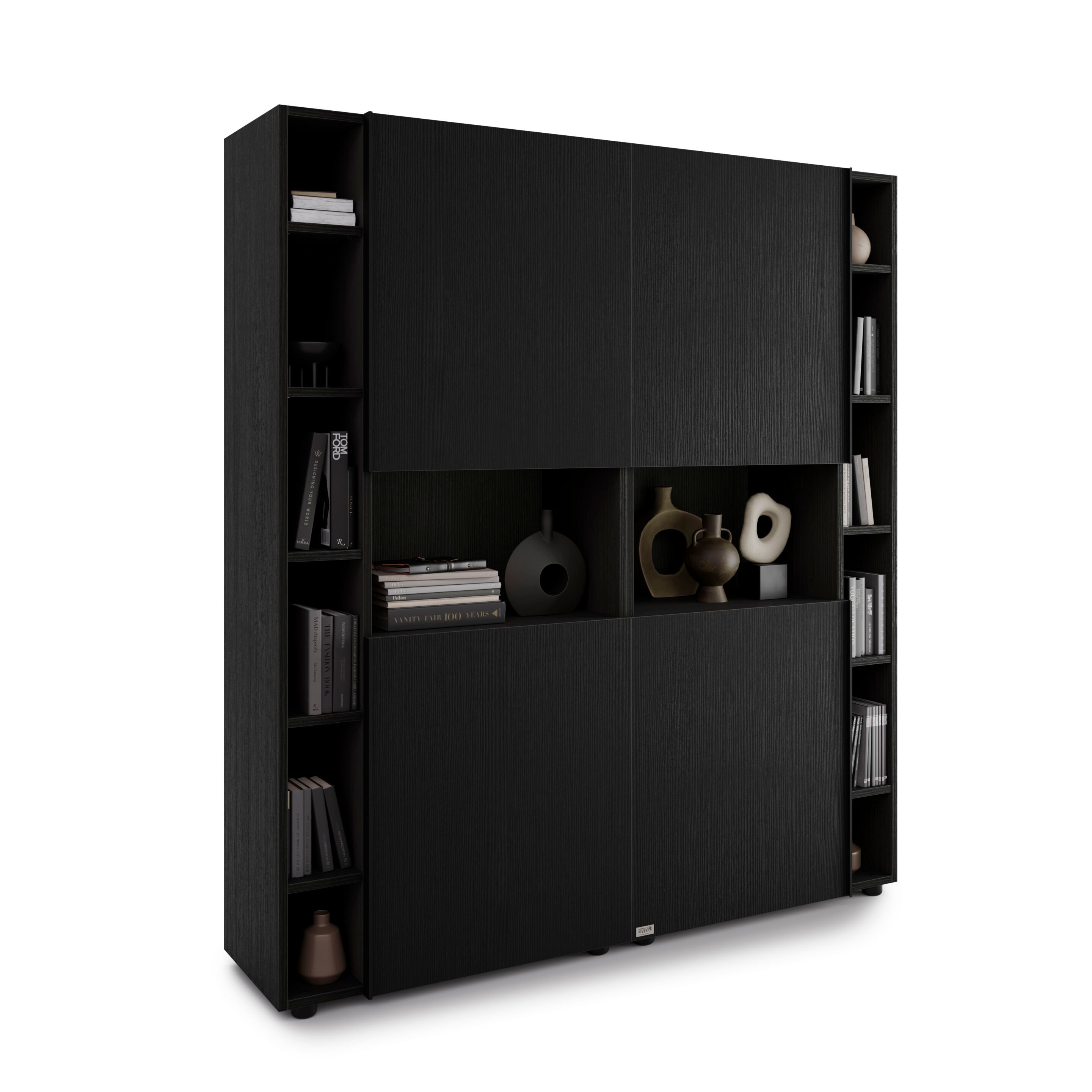 Настенный книжный шкаф из меламинированного материала Mobili Fiver ROMINA ARCH-00138664 - Вид №34