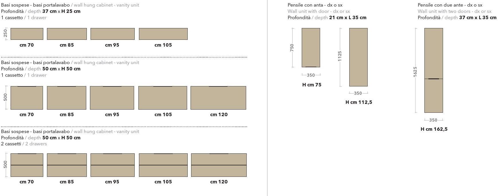 Ceramica Flaminia Подвесной шкаф для ванной Box sun-id-1500369 - Вид №7