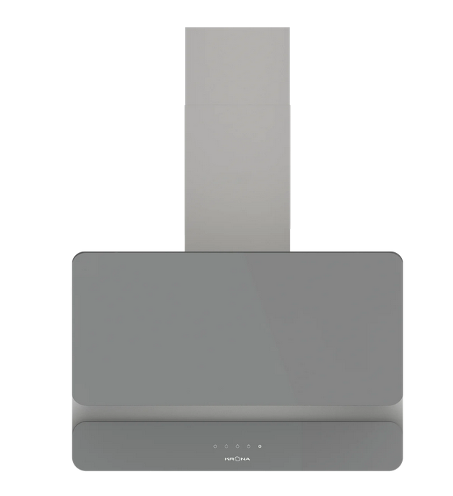 9047484 Вытяжка наклонная KRONA MYSTERIUM 600 GLASS GR S серый/серый STDN-0124888 - Вид №1
