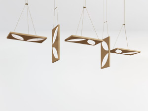 Алюминиевый светодиодный подвесной светильник с регулируемой яркостью