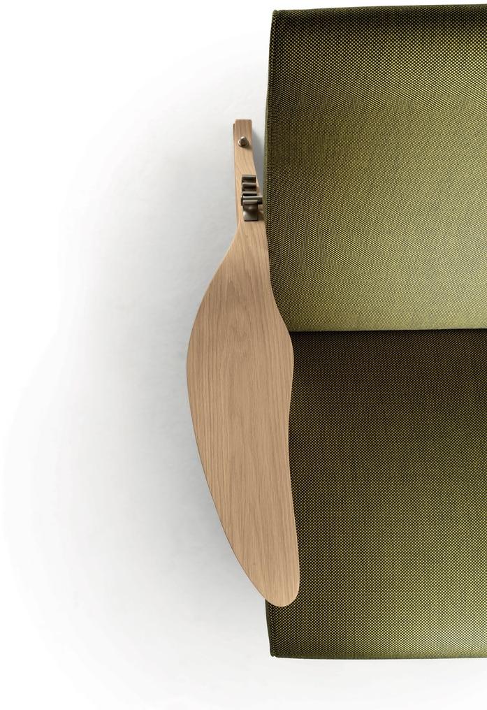 Zanotta Кресло с откидной спинкой из ткани или кожи Carlo mollino cm 2020 sun-id-1416659 - Вид №4